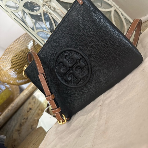 New Tory Burch PERRY BOMBÉ DOUBLE-ZIP CROSSBODY black - Picture 6 of 6